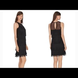Flirty flapper dress with tiers of fringe